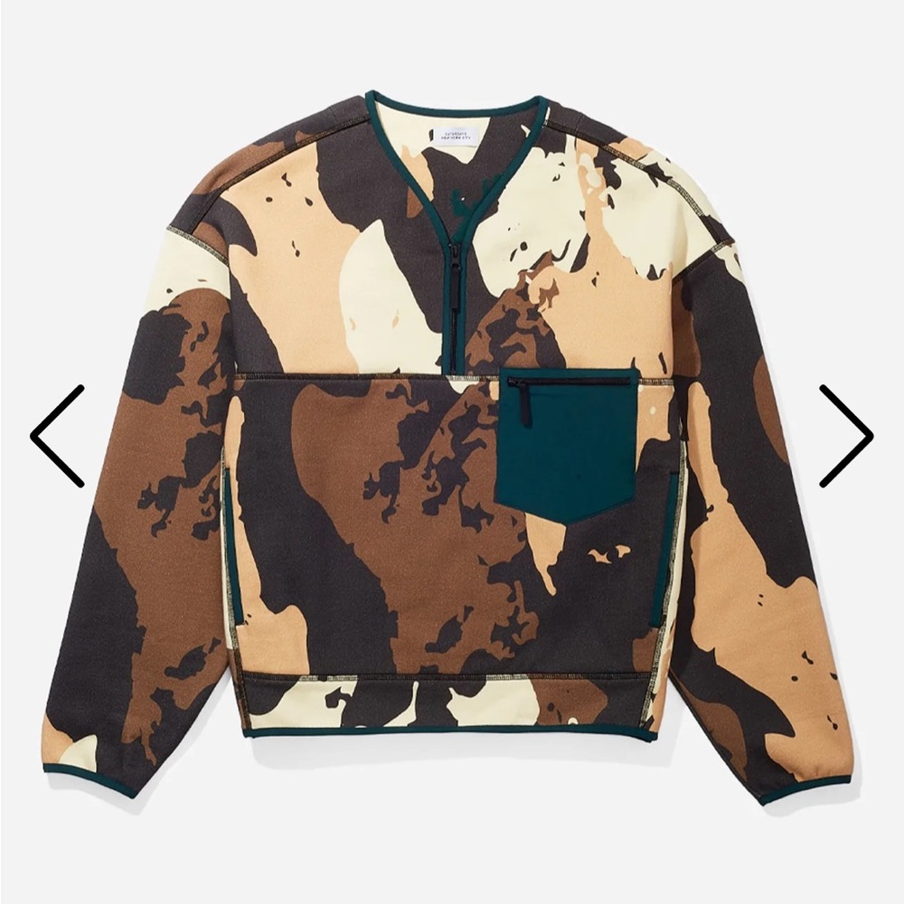 Saturday’s NYC Astor Camo Polar Fleece Half Zip
Black Olive NWT MEDIUM